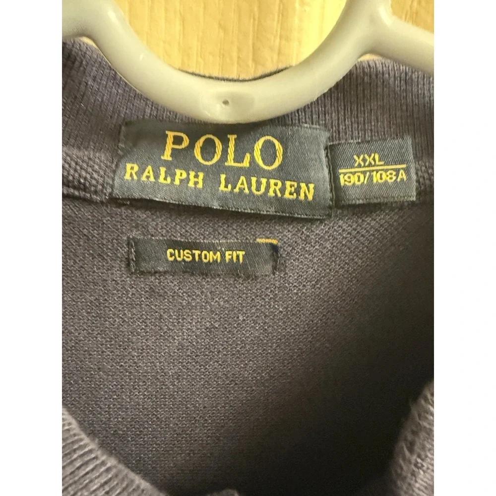 Vintage Polo Ralph Lauren Great‎ Britain #3 Big Pony Polo Shirt  Men's XXL